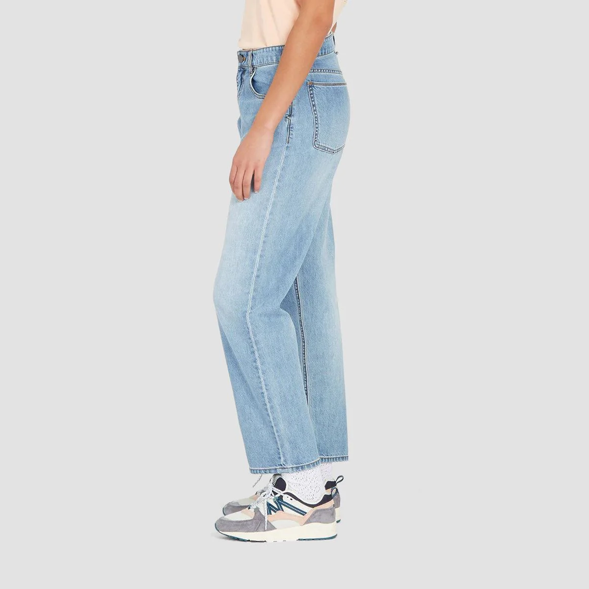 Volcom Daddio Relaxed Fit Jeans Vintage Blue - Womens - Image 3
