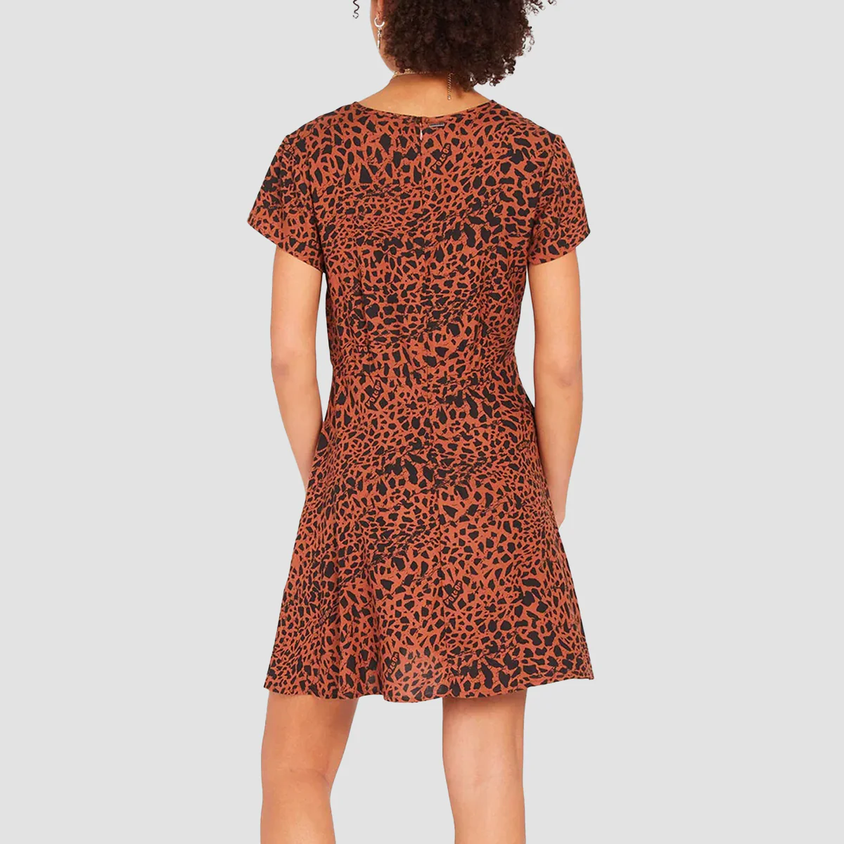Volcom Dino Tea Dress Dark Clay - Womens - Image 3