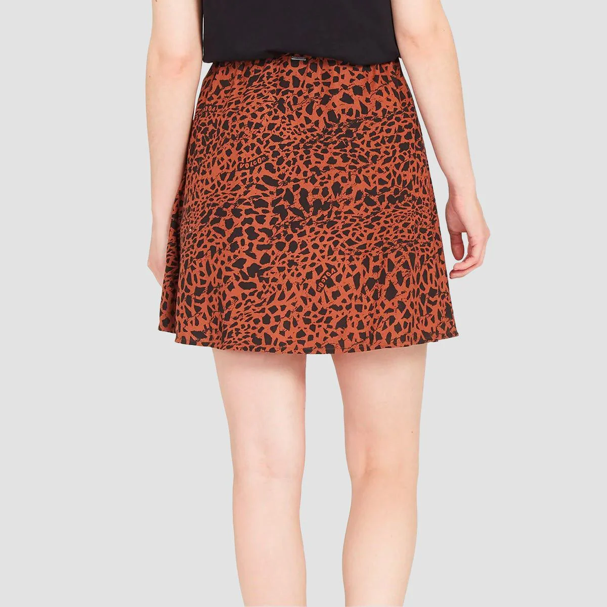 Volcom Dino Tea Skirt Dark Clay - Womens - Image 2