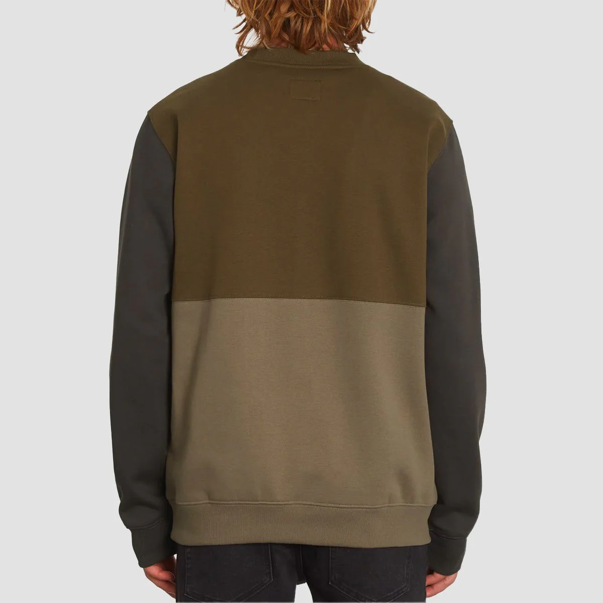 Volcom Divided Crew Sweat Service Green - Image 2