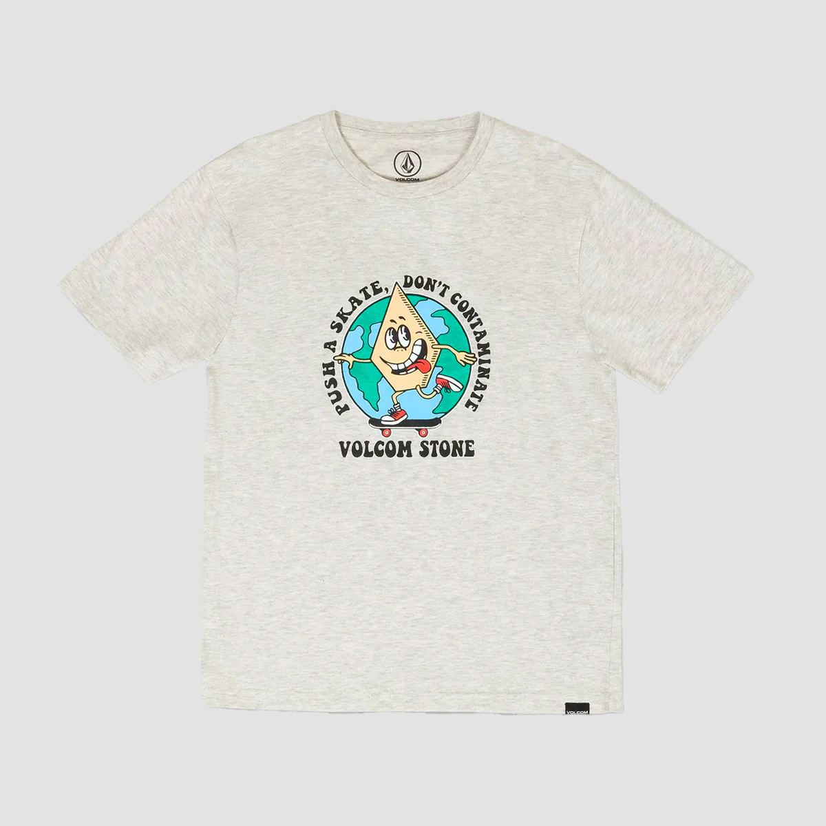 Volcom Dontcontaminate T-Shirt Bone Heather - Kids