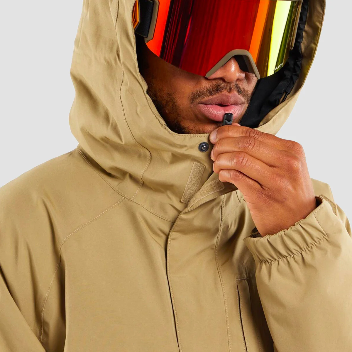 Volcom Dua Gore-Tex Snow Jacket Dark Khaki - Image 4