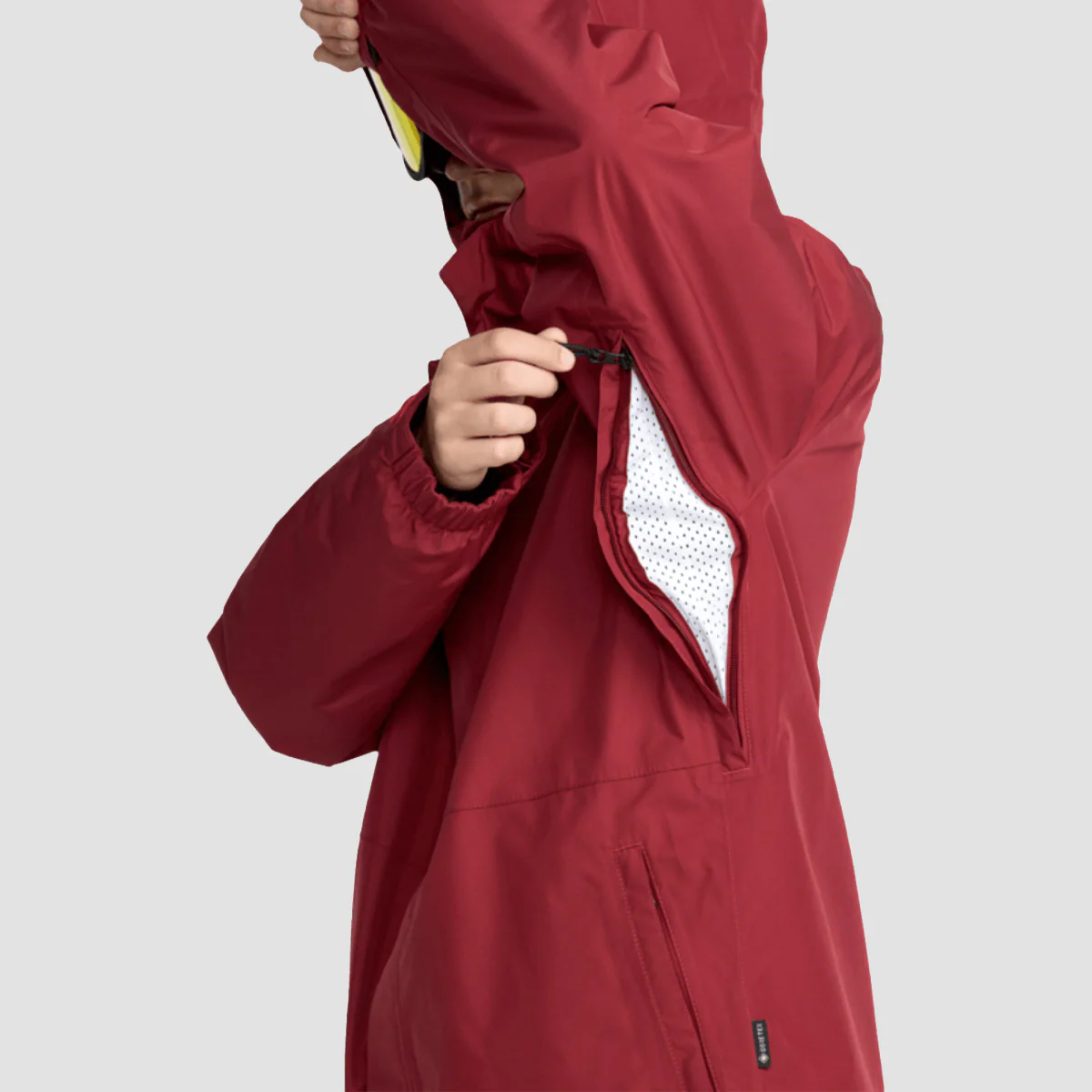 Volcom Dua Ins Gore-Tex Snow Jacket Burnt Red - Image 3