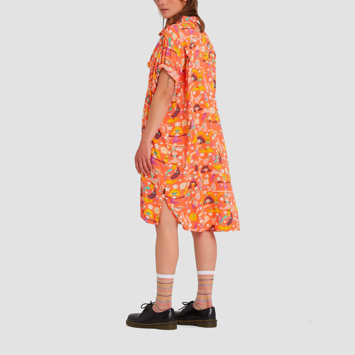 Volcom Egle Zvirblyte FA Dress Living Coral - Womens - Image 2