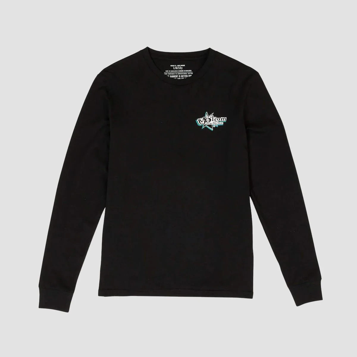 Volcom Ent LP Longsleeve T-Shirt Black - Kids - Image 2