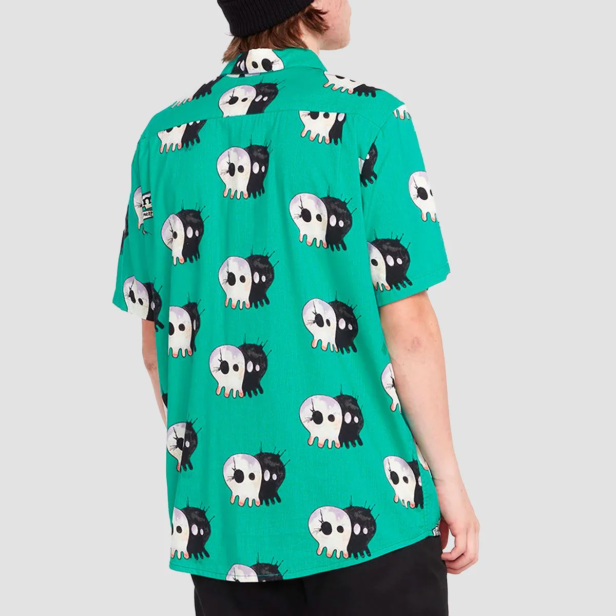 Volcom Ent Pepper Short Sleeve Shirt Scrubs Green - Image 2