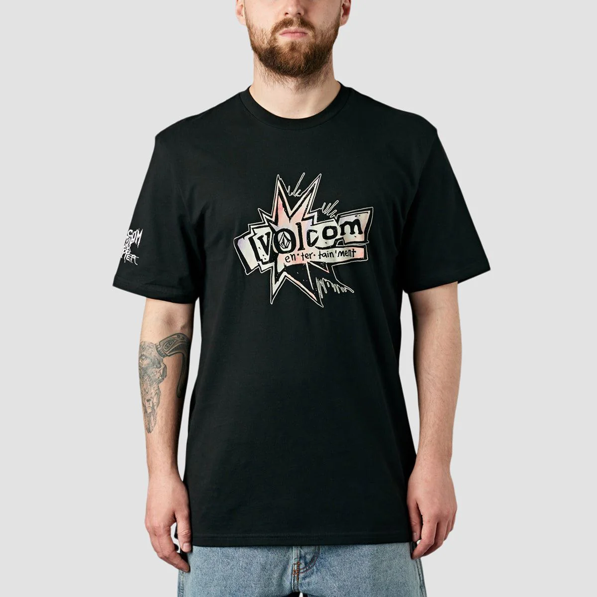 Volcom Ent Pepper Skullconuts T-Shirt Black