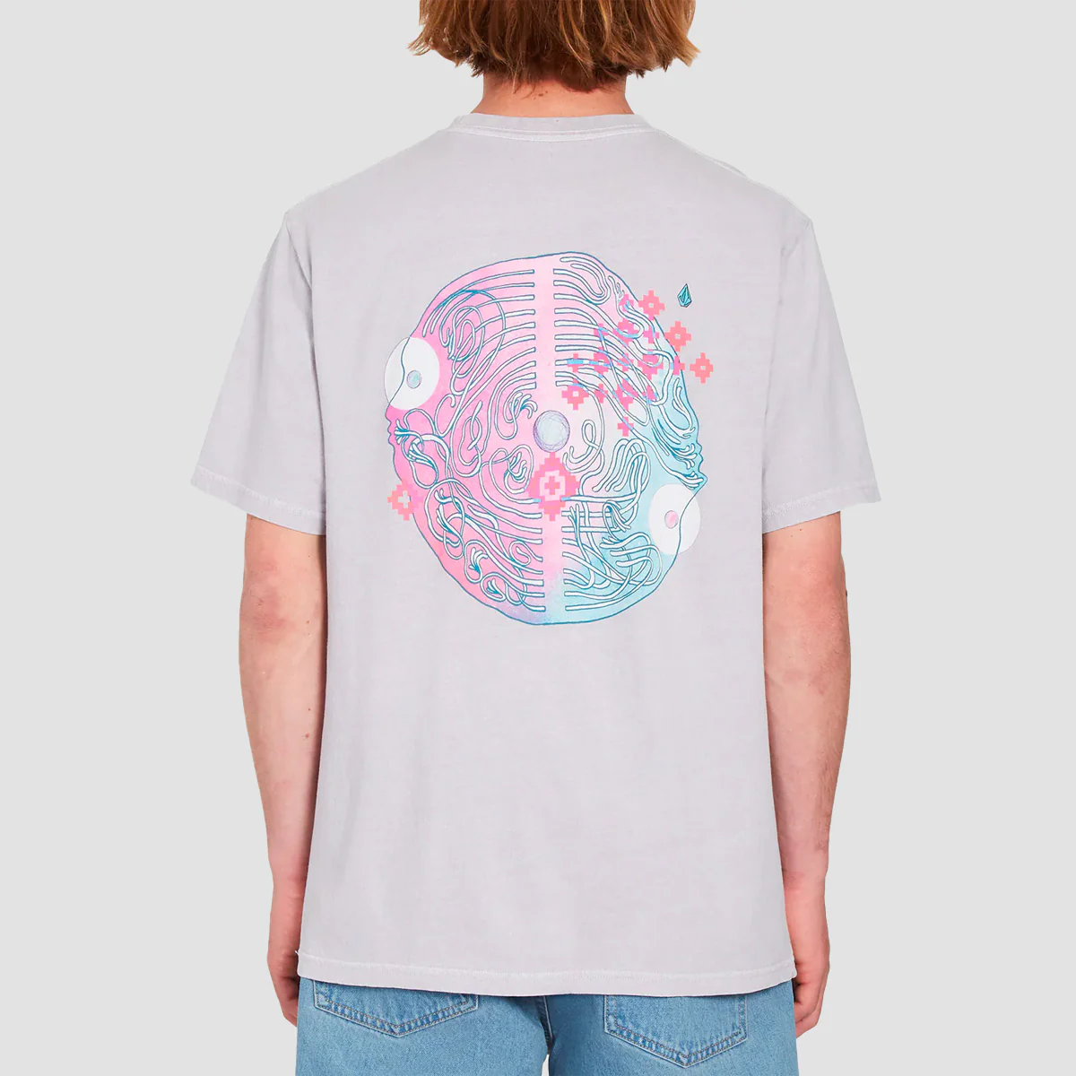 Volcom FA Ed Merlin Murray 2 LSE T-Shirt Light Orchid - Image 2