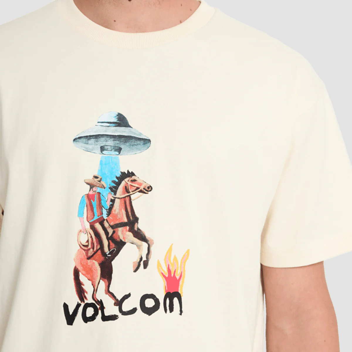 Volcom FA Mickey Mason 1 T-Shirt Dirty White - Image 2