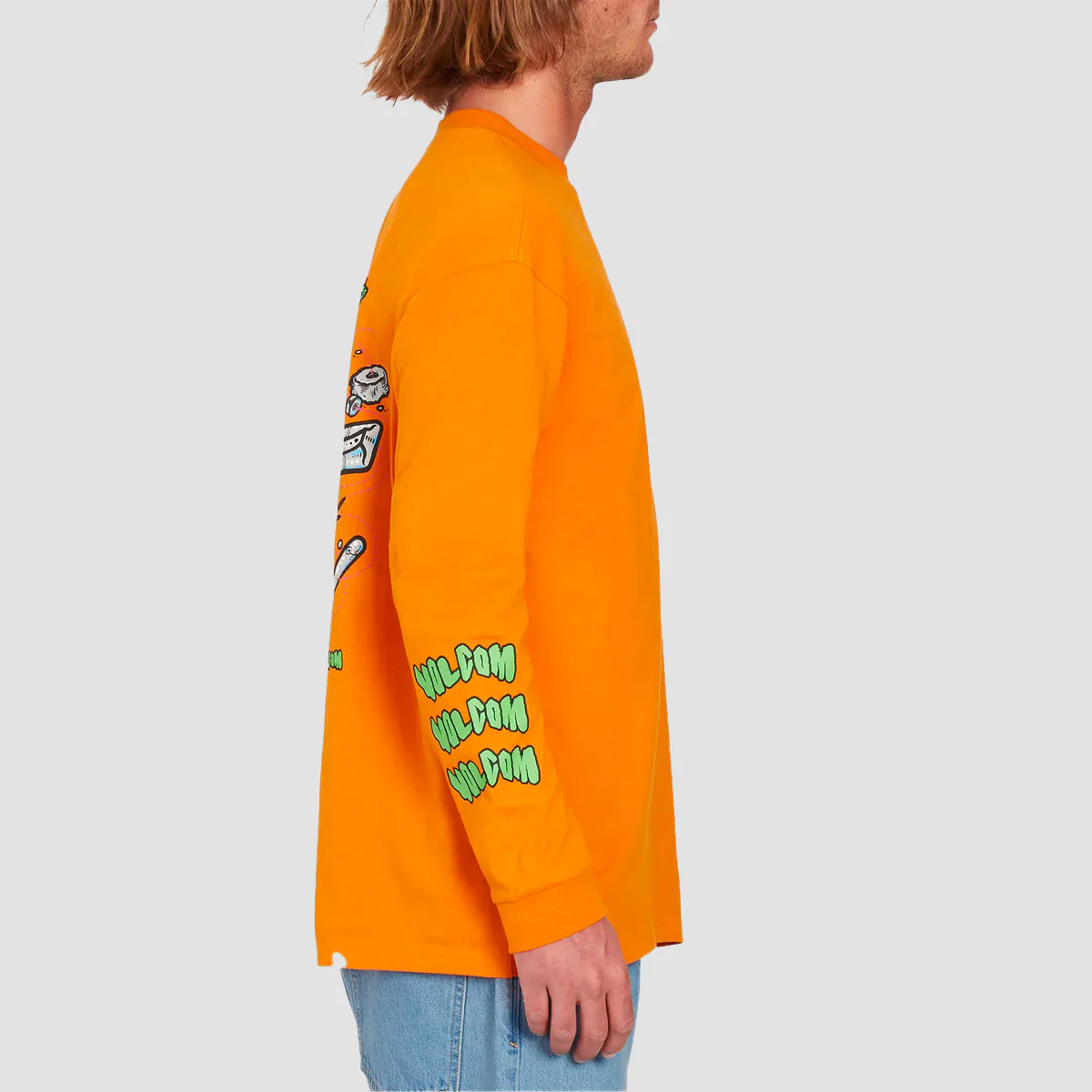 Volcom FA Todd Bratrud Longsleeve T-Shirt Saffron - Image 2