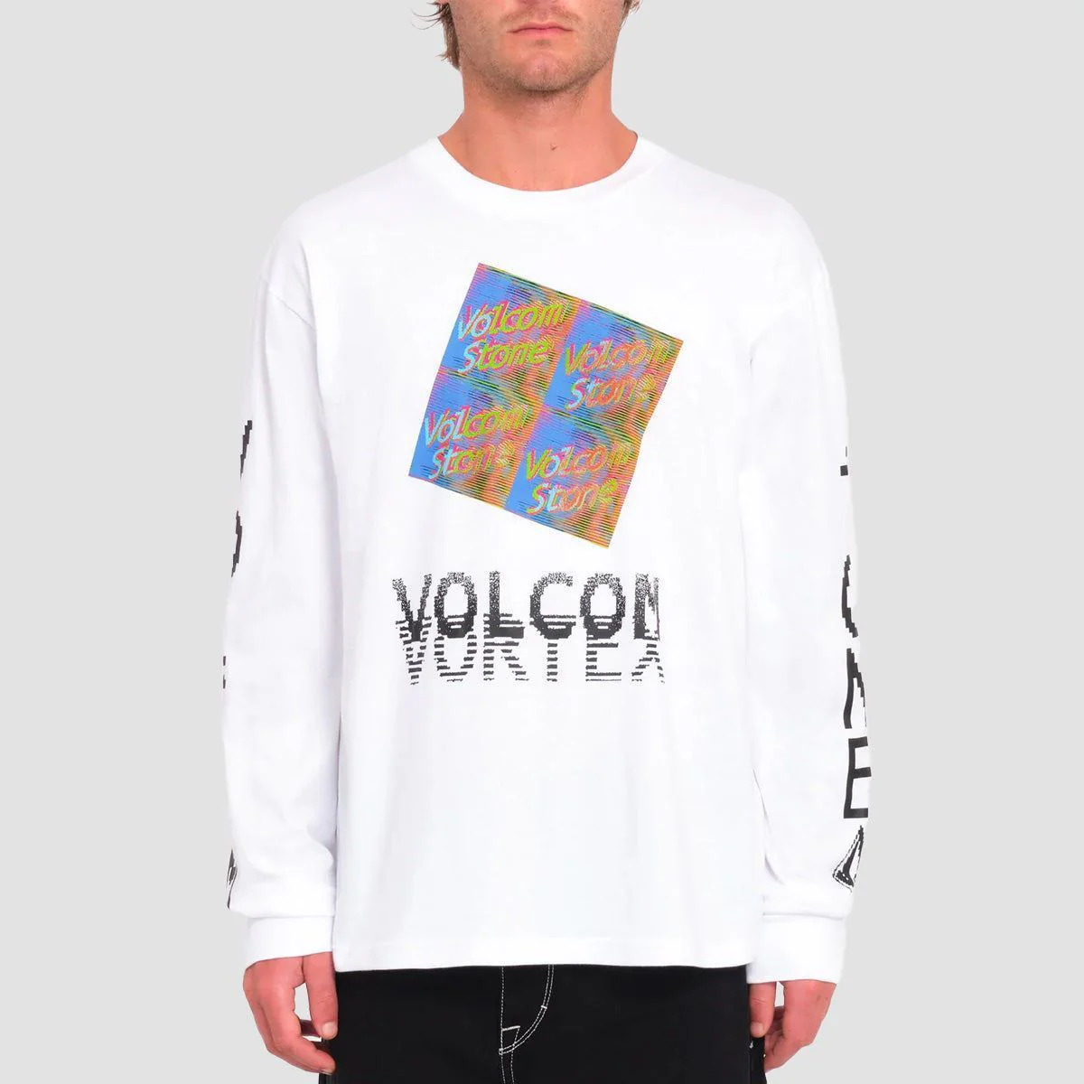 Volcom Fergadelic Longsleeve T-Shirt White