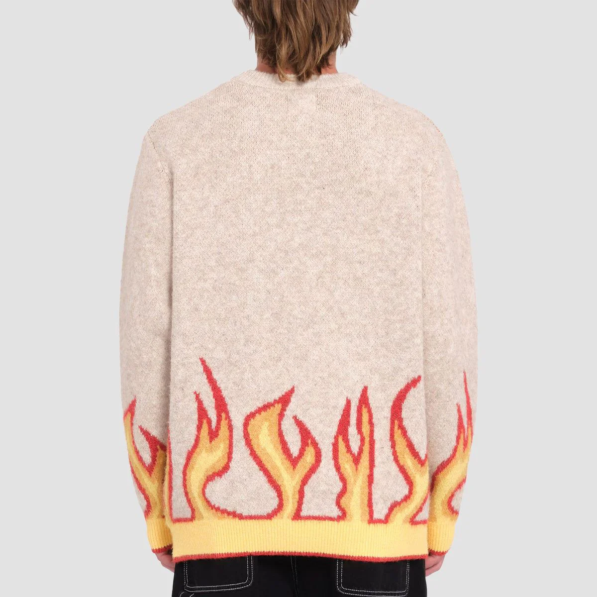Volcom Fergadelic Sweatshirt Dirty White - Image 2
