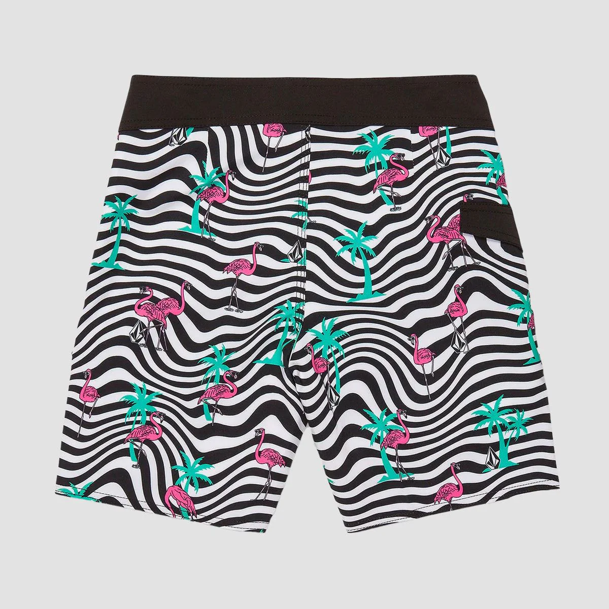Volcom Flamingbros Mod 16" Boardshorts White - Kids - Image 2