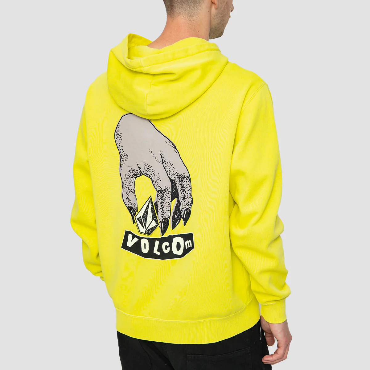 Volcom Flowmat Pullover Hoodie Limeade - Image 2