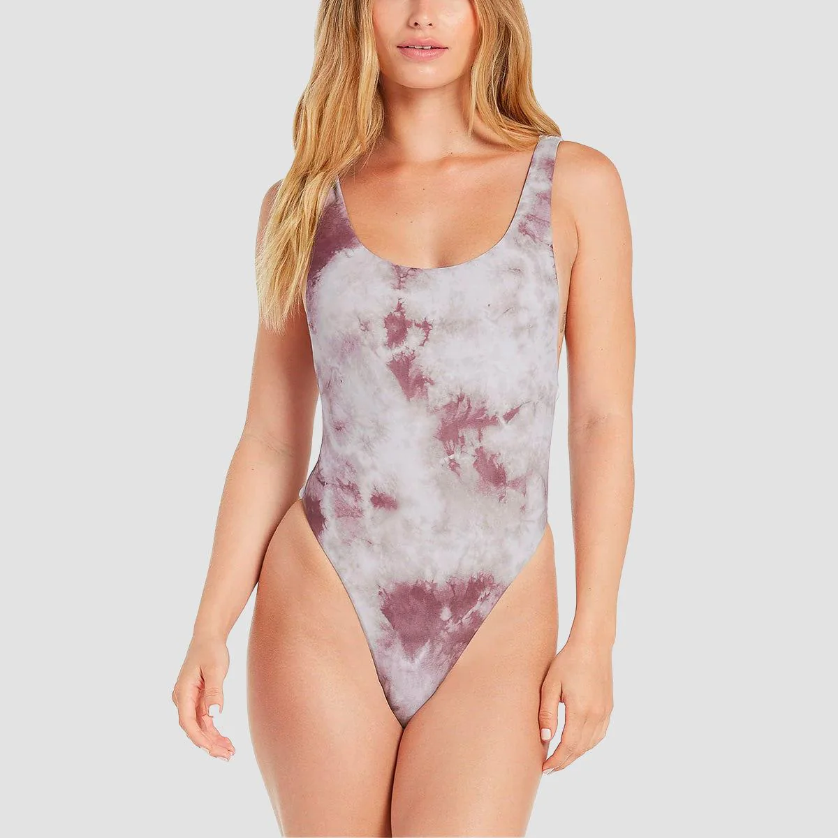 Volcom Follow The Cloud One-Piece Swimsuit Eggplant - Womens - Image 2