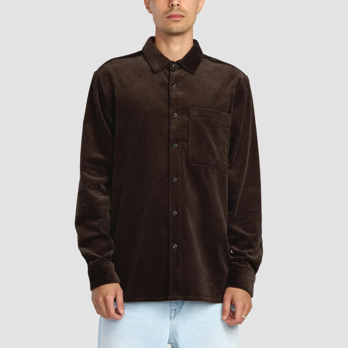 Volcom Fostered Longsleeve Shirt Cacao