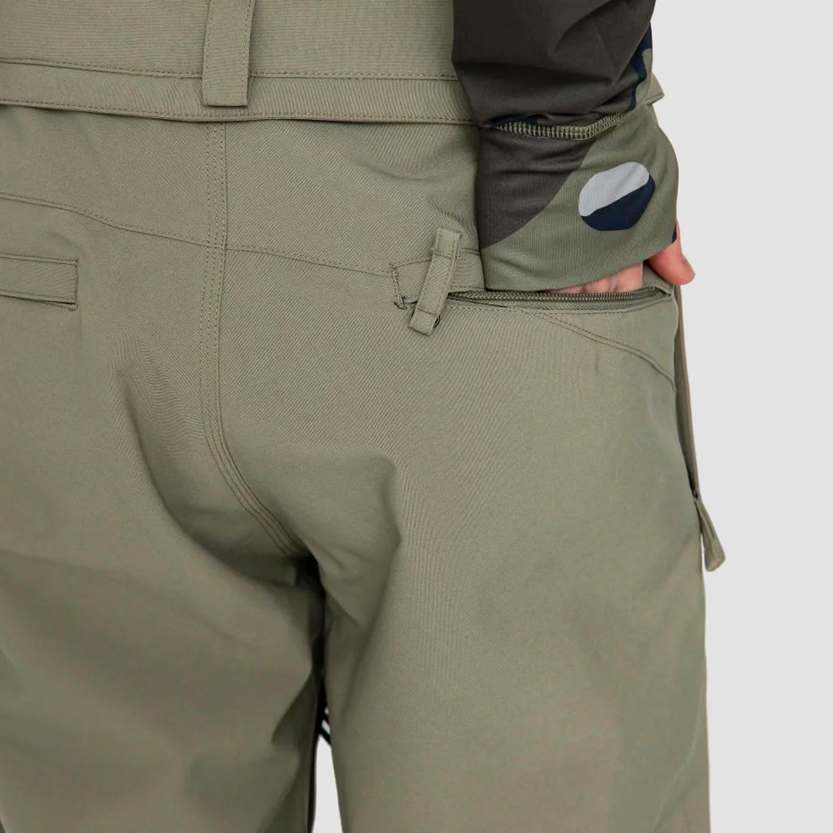 Volcom Freakin Snow Chino Pants Light Military - Image 4