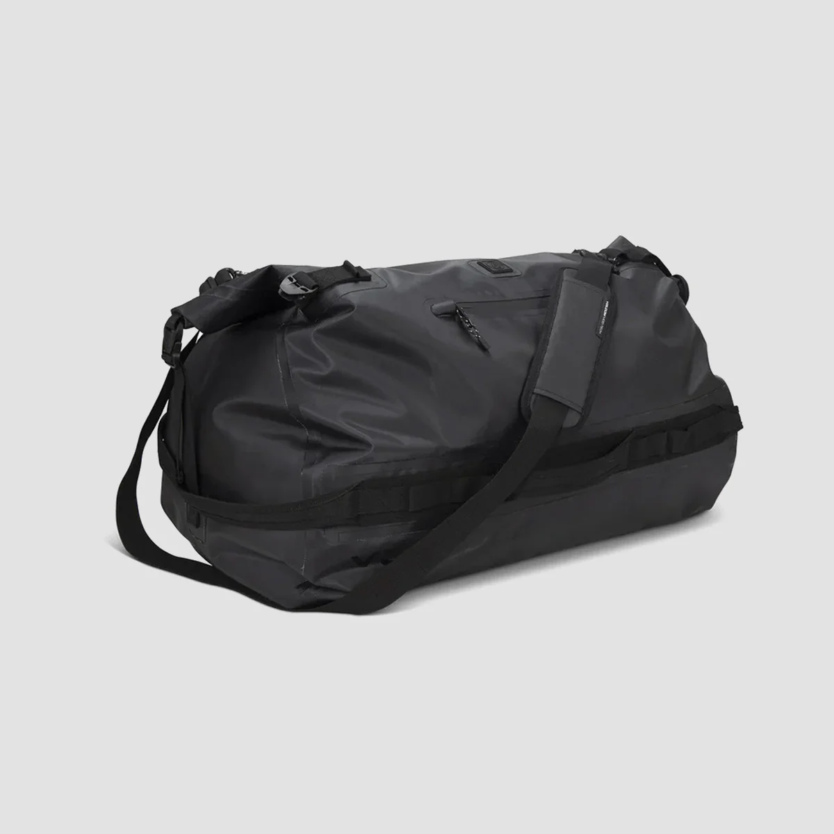 Volcom Frequency 68.7L Roll-Top Duffel Bag Black - Image 2
