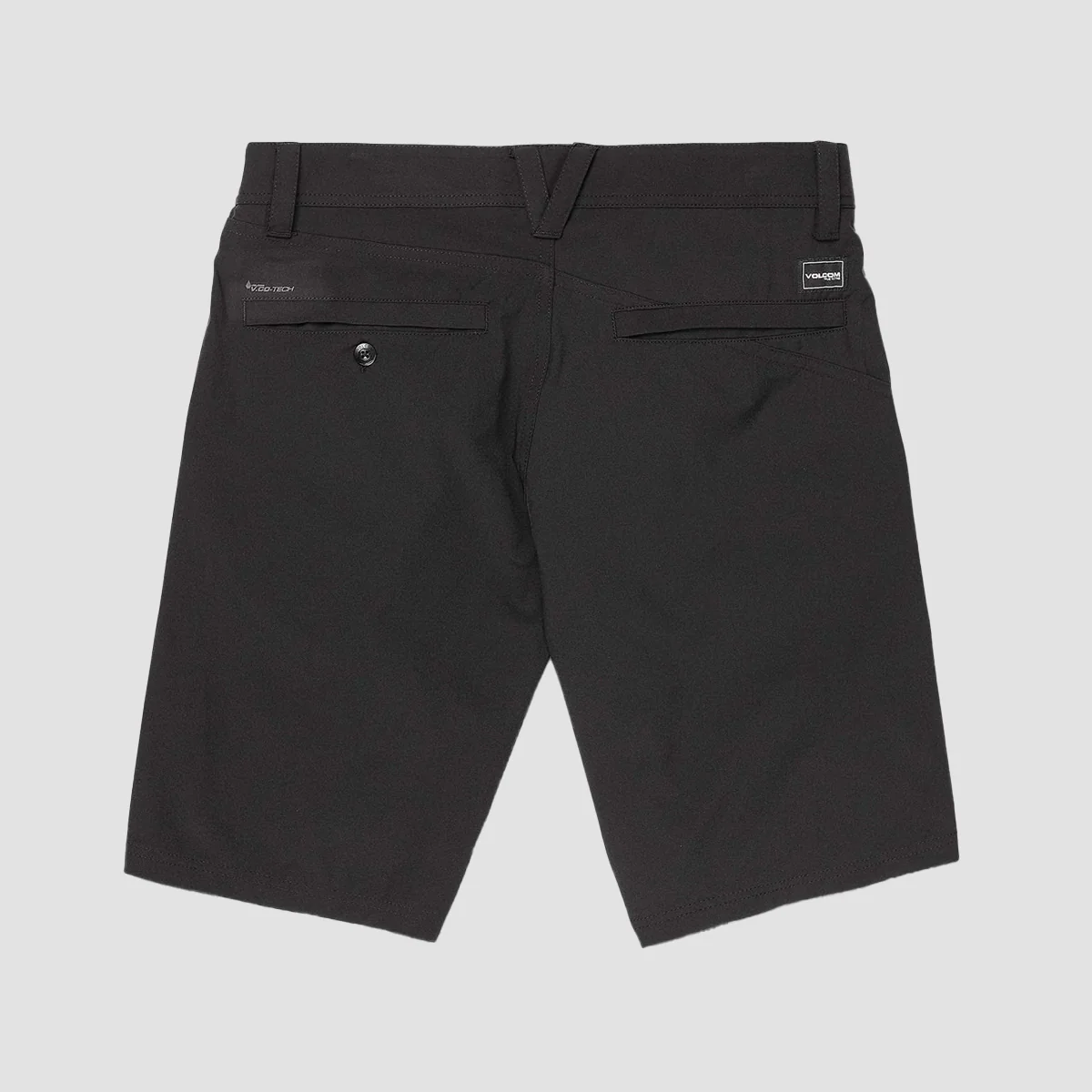 Volcom Frickin Cross Shred 20" Hybrid Shorts Black - Image 2