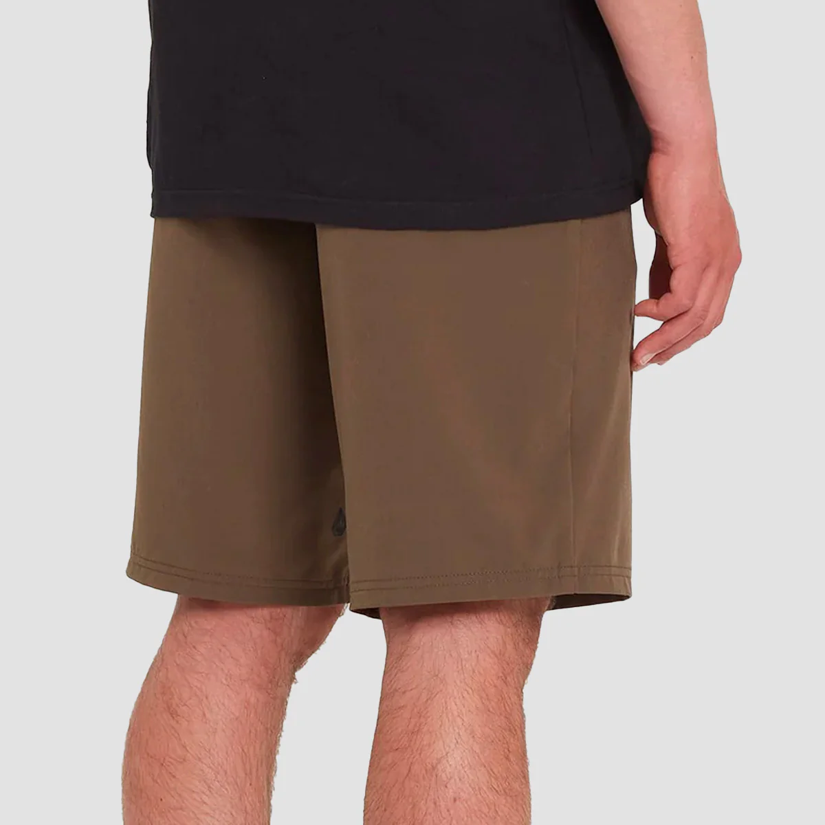 Volcom Frickin Cross Shred 20" Hybrid Shorts Tarmac Brown - Image 3