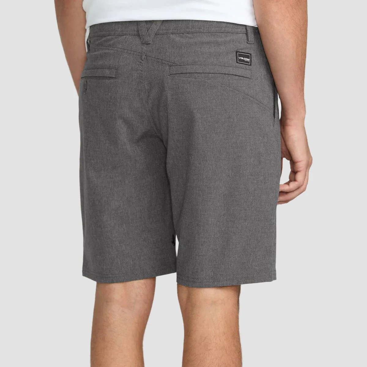 Volcom Frickin Cross Shred Static 20" Hybrid Short Charcoal Heather - Image 2