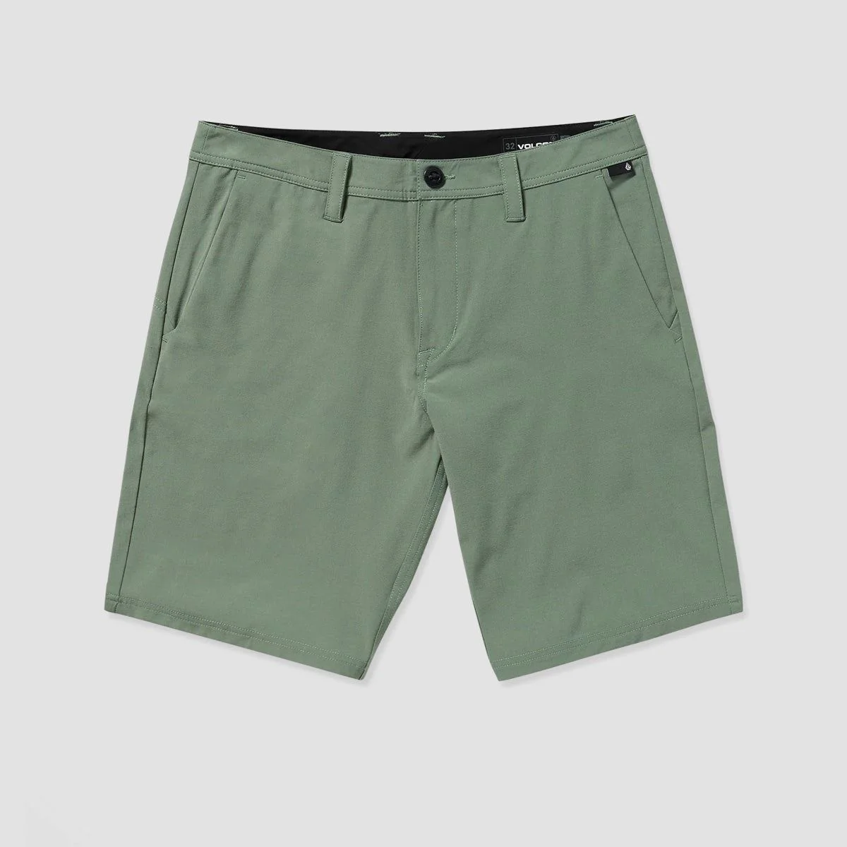 Volcom Frickin Cross Shred Static 20" Hybrid Shorts Light Olive