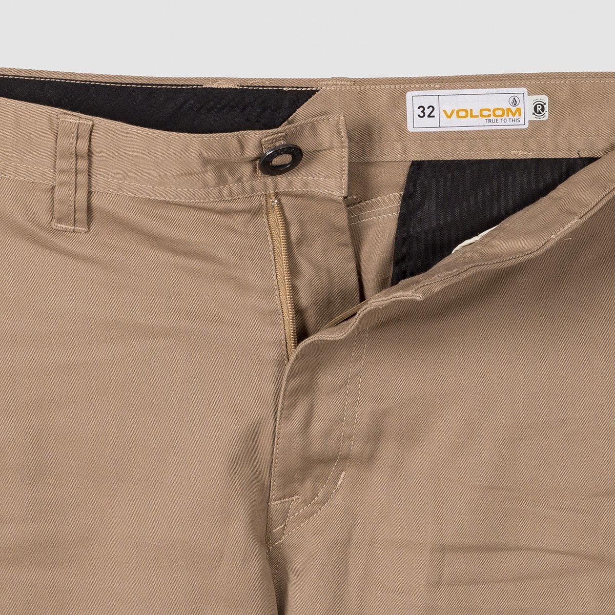 Volcom Frickin Modern Stretch 19" Shorts Khaki - Image 3