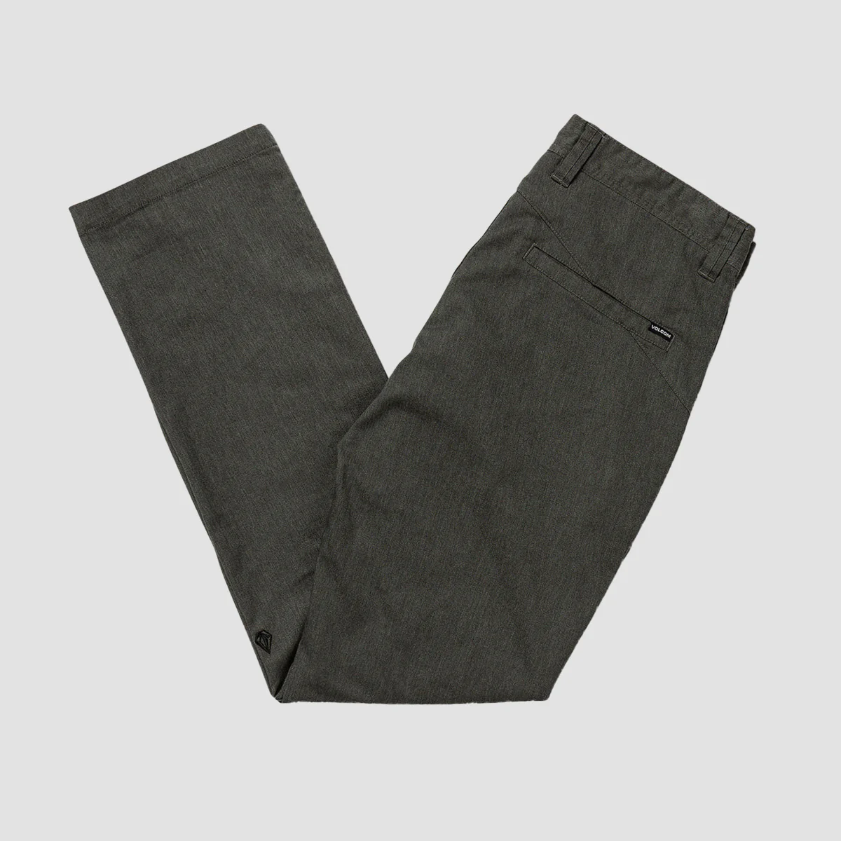 Volcom Frickin Modern Stretch Chino Pants Charcoal Heather - Image 2