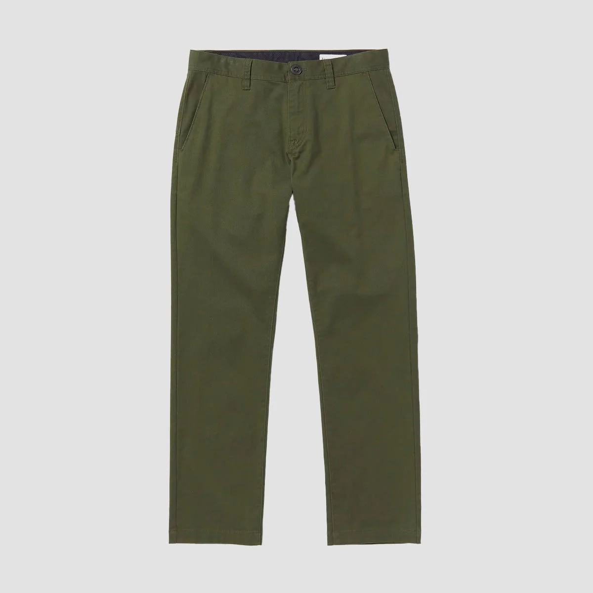 Volcom Frickin Modern Stretch Chino Pants Squadron Green - Image 4