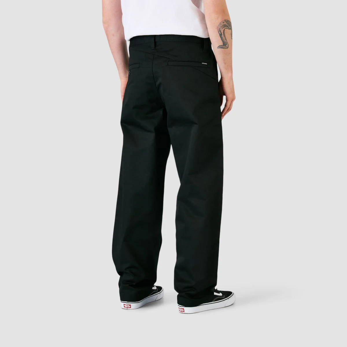 Volcom Frickin Skate Chino Pants Black - Image 3