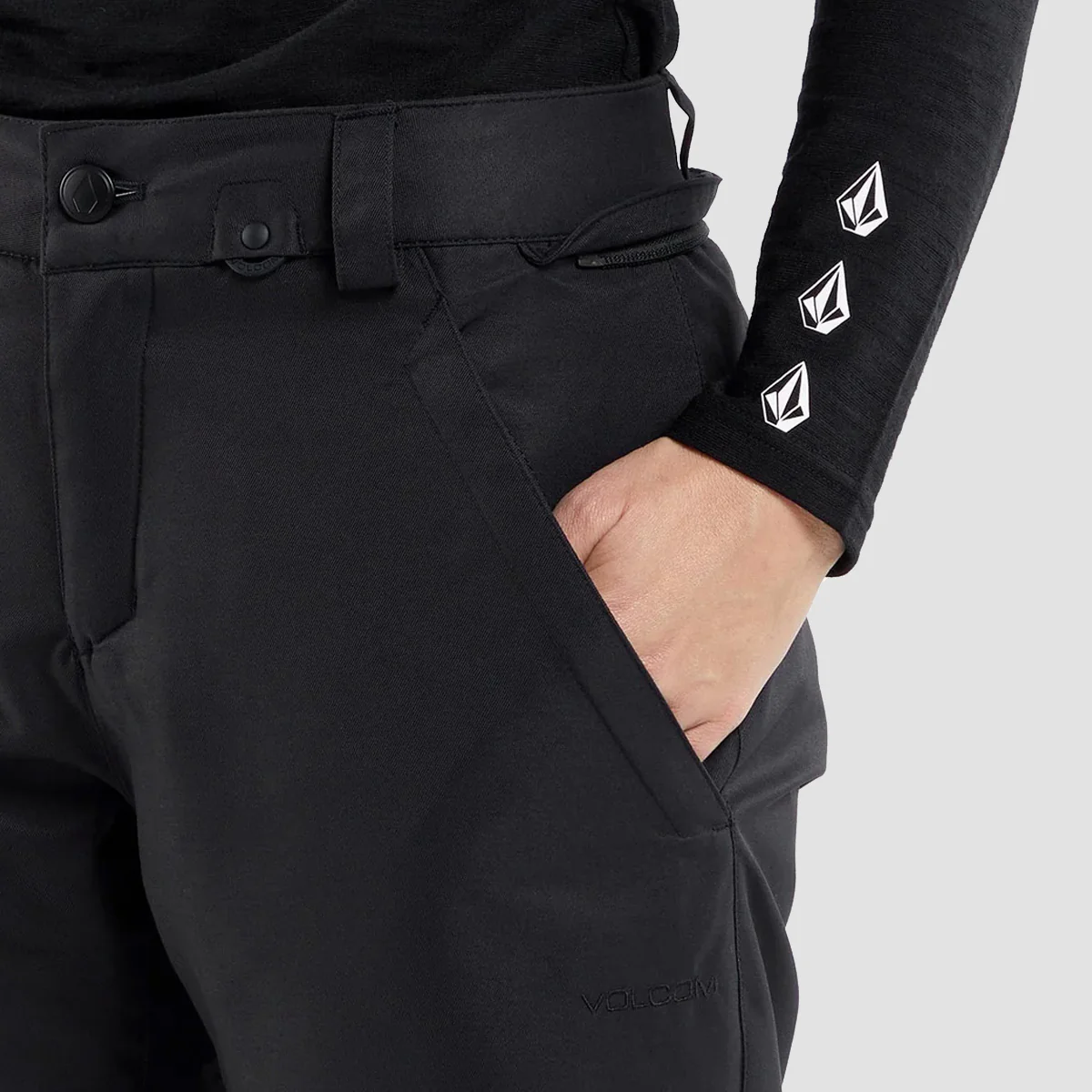 Volcom Frochickie Ins Snow Pants Black - Womens - Image 3