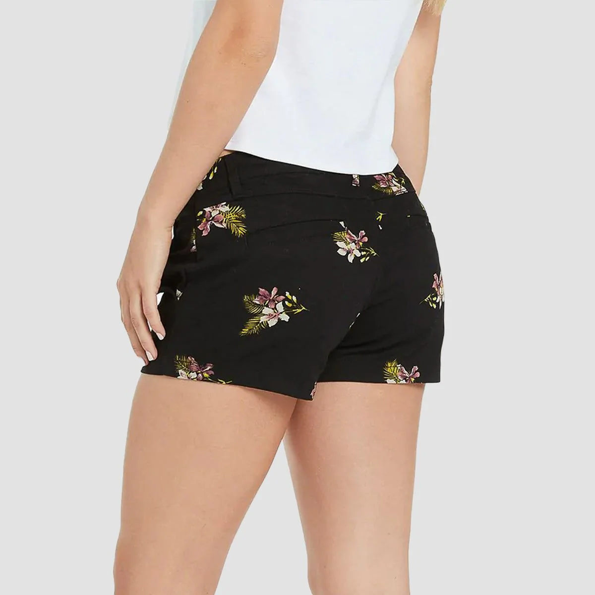 Volcom Frochickie Shorts Black Combo - Womens - Image 2