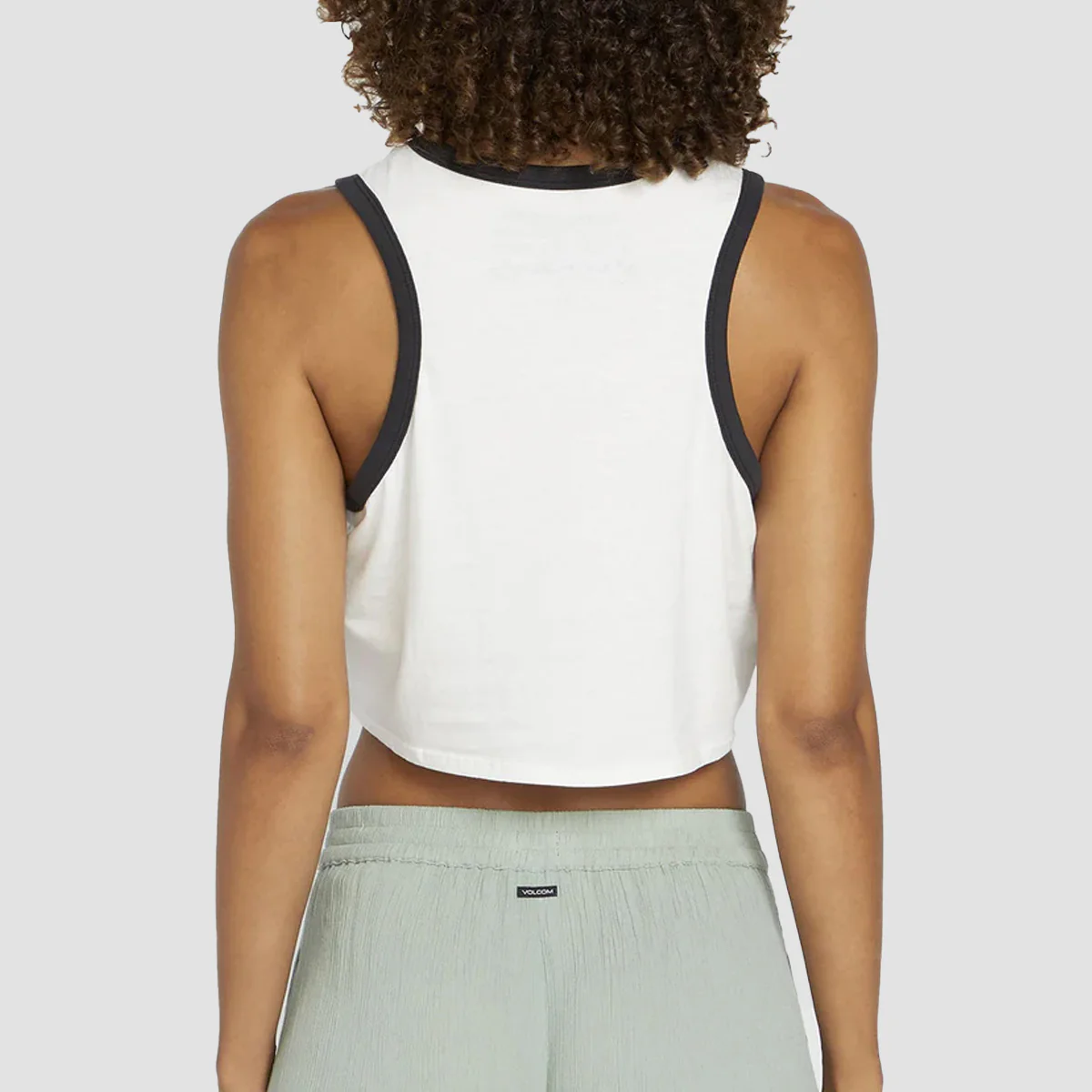 Volcom Fun Fever Tank Top Star White - Womens - Image 2