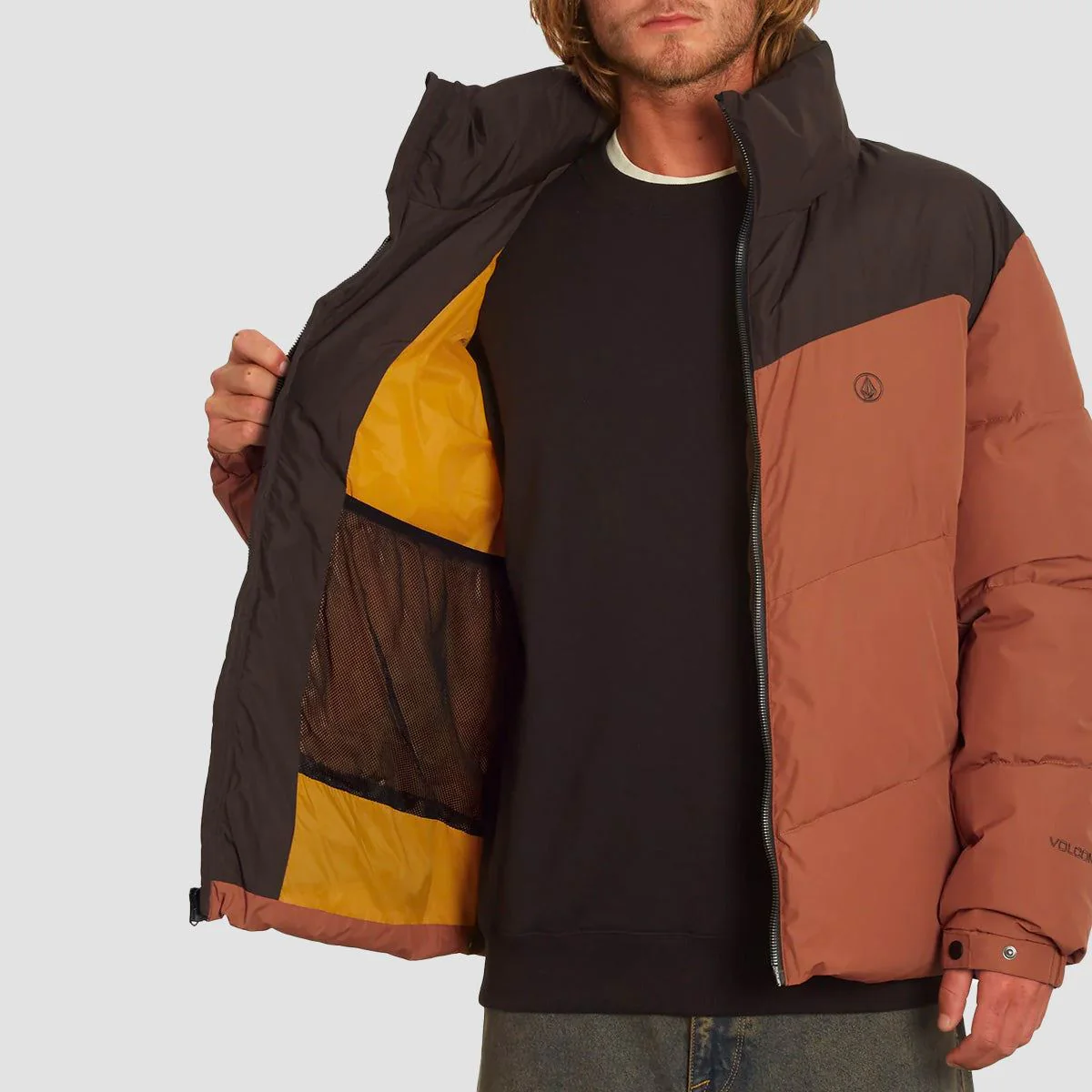 Volcom Goldsmooth Jacket Mocha - Image 3