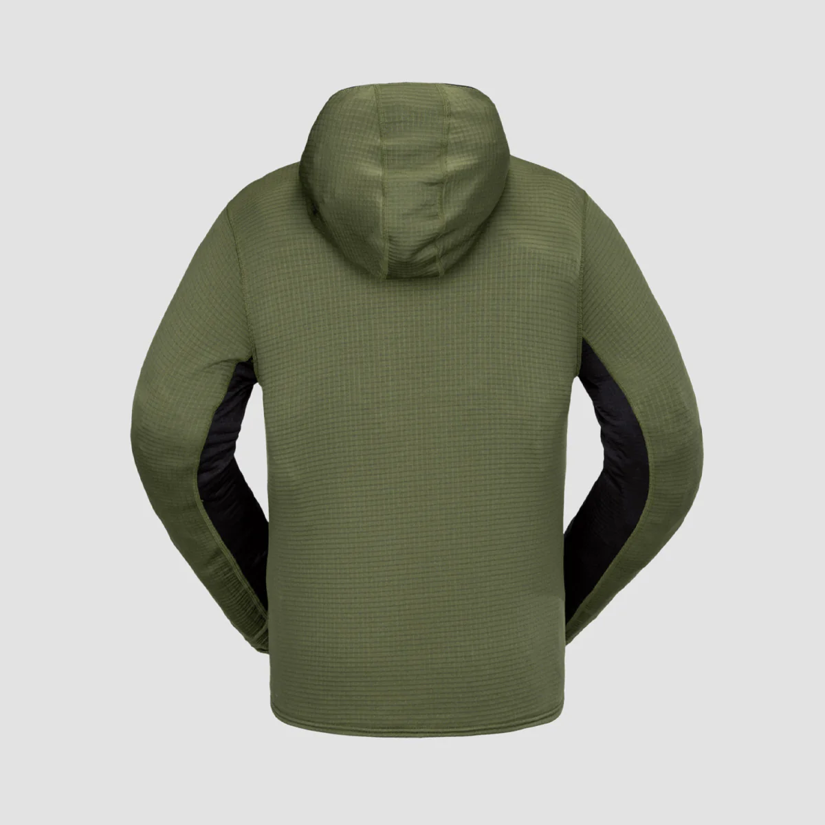 Volcom Gridlock Full Mid Layer Zip Hoodie Ivy - Image 2
