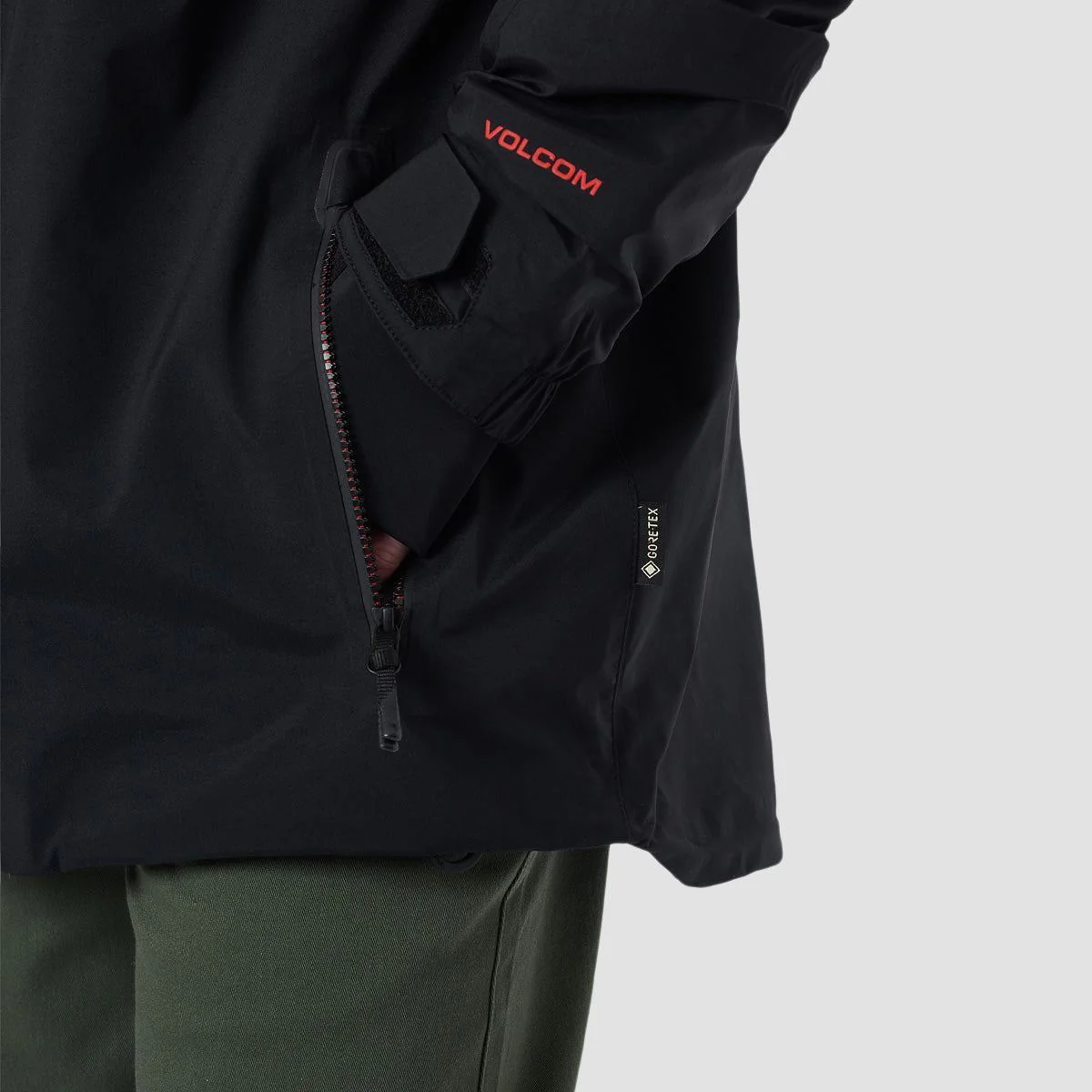Volcom Guch Stretch Gore-Tex Snow Jacket Black - Image 4