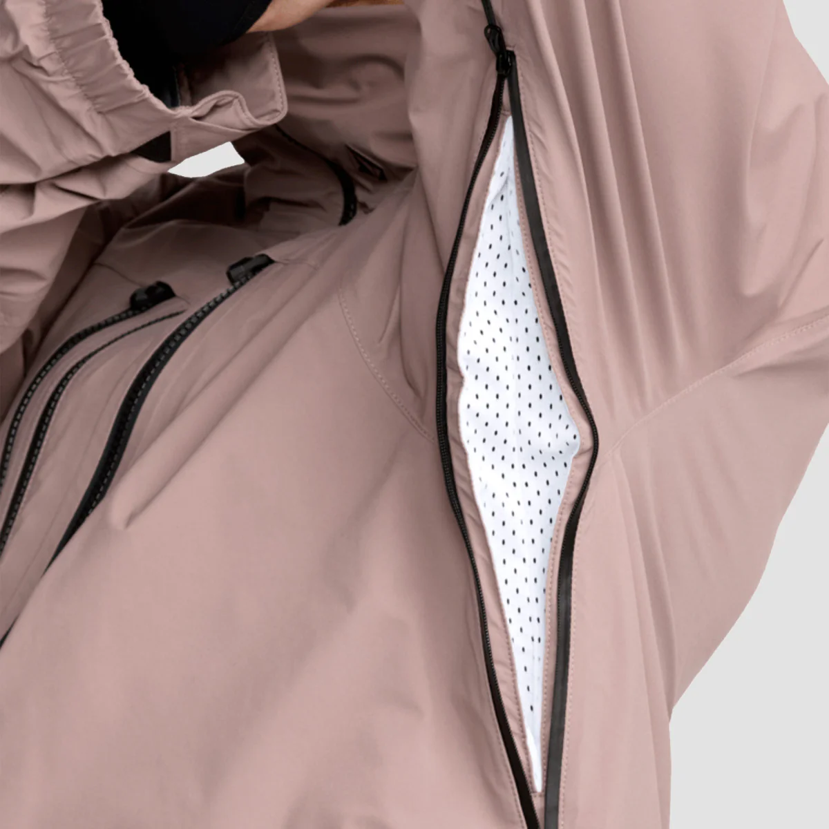 Volcom Guch Stretch Gore-Tex Snow Jacket Mauve - Image 3