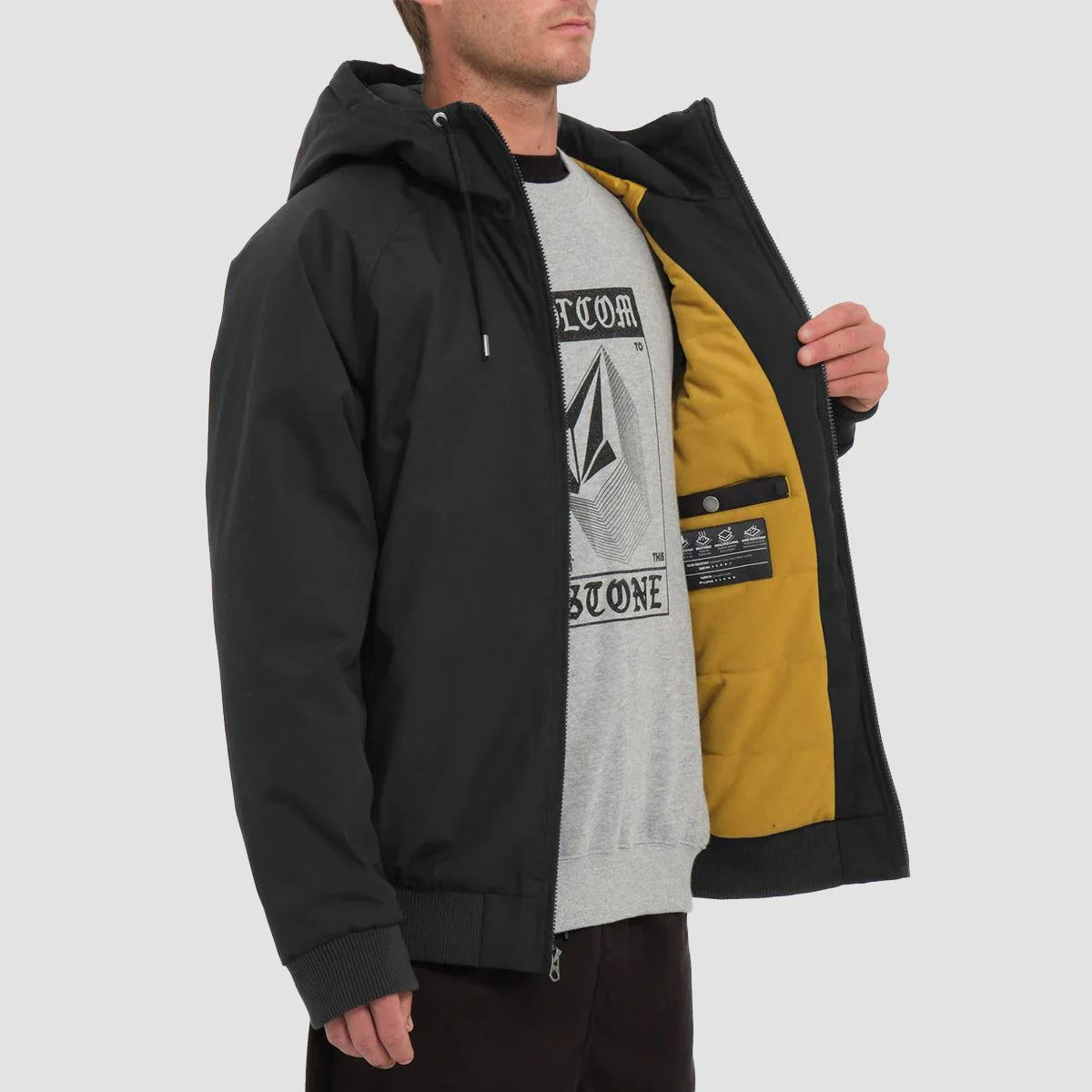 Volcom Hernan 10K Jacket Black - Image 3
