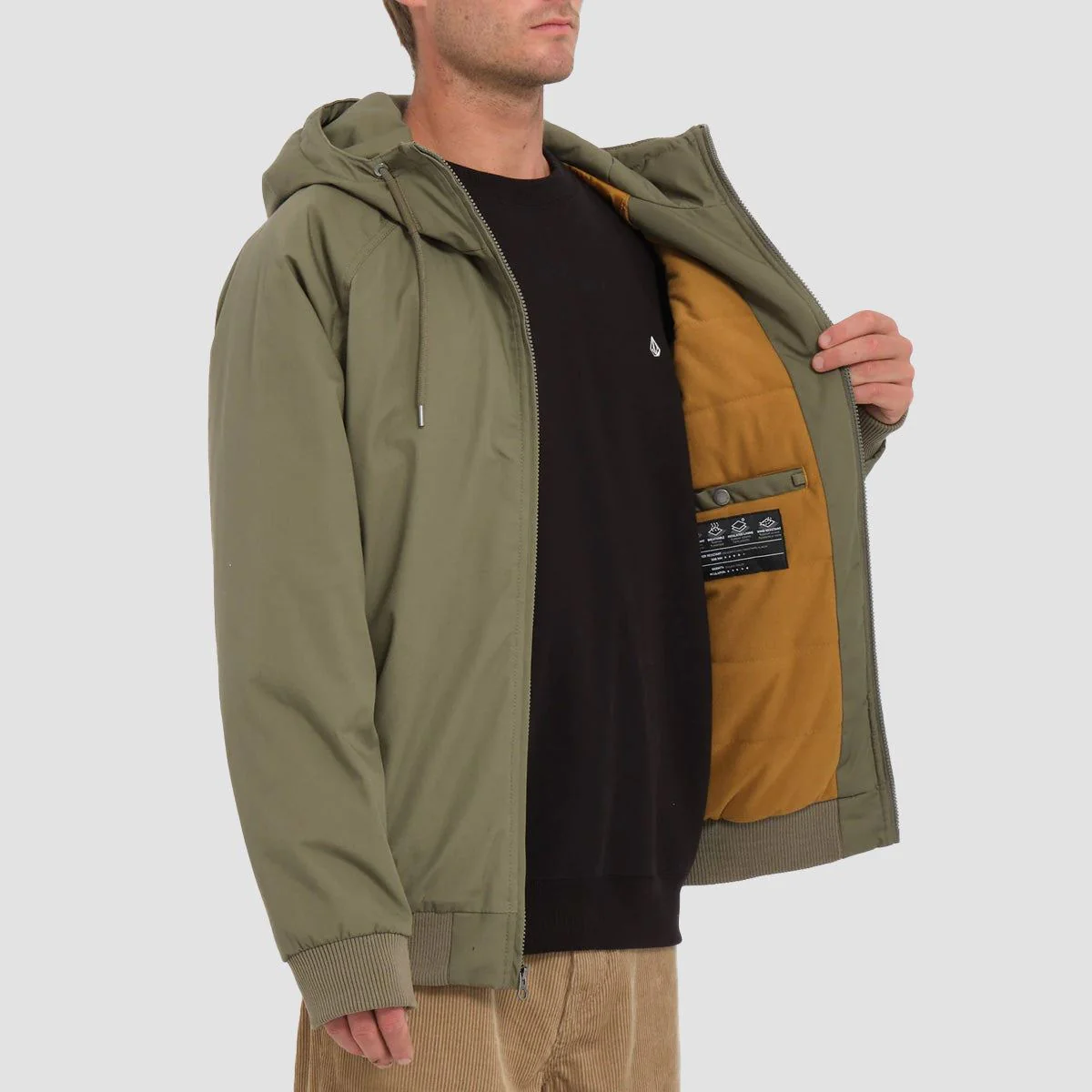 Volcom Hernan 10K Jacket Wintermoss - Image 3