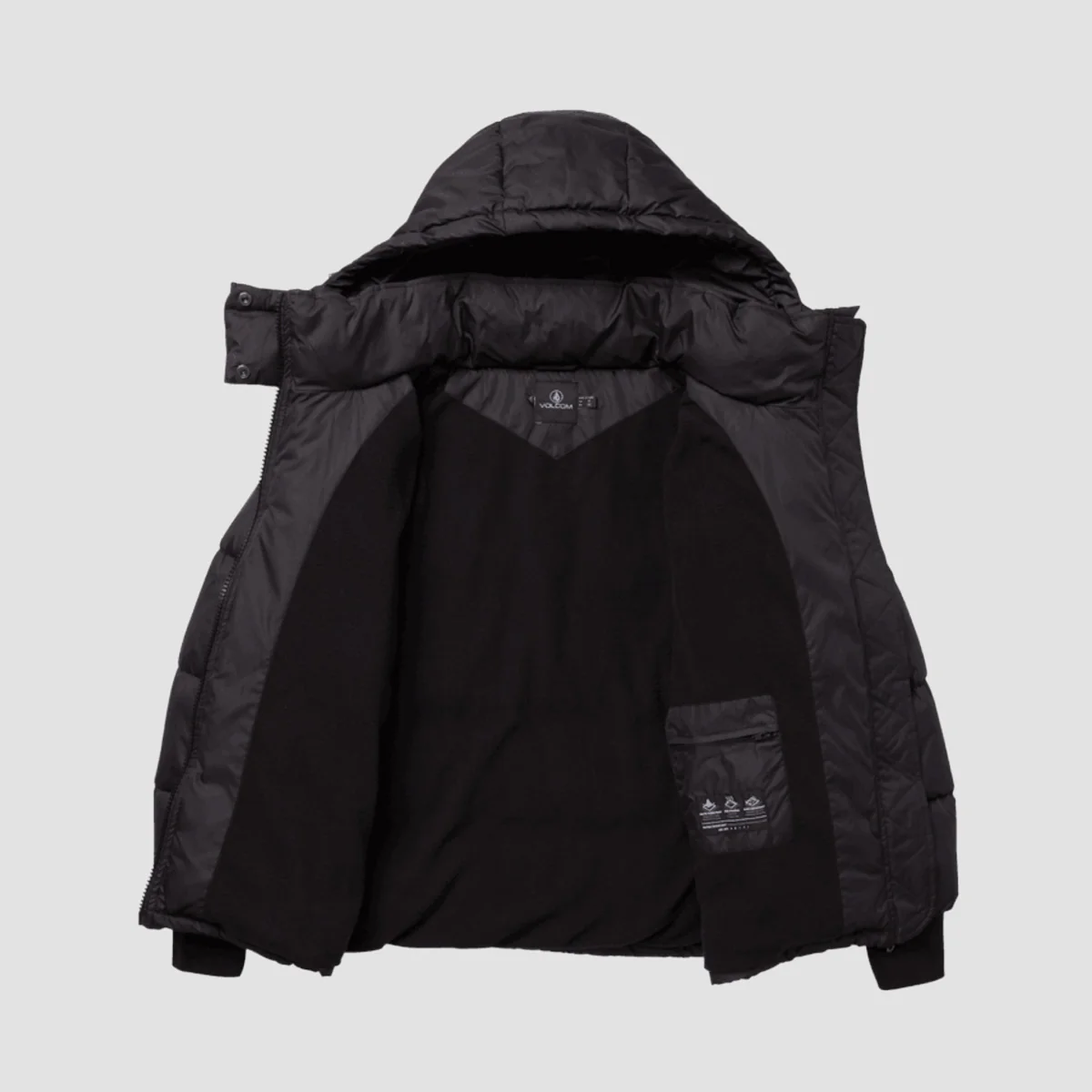 Volcom Hip Stone Puffa Jacket Black - Womens - Image 4