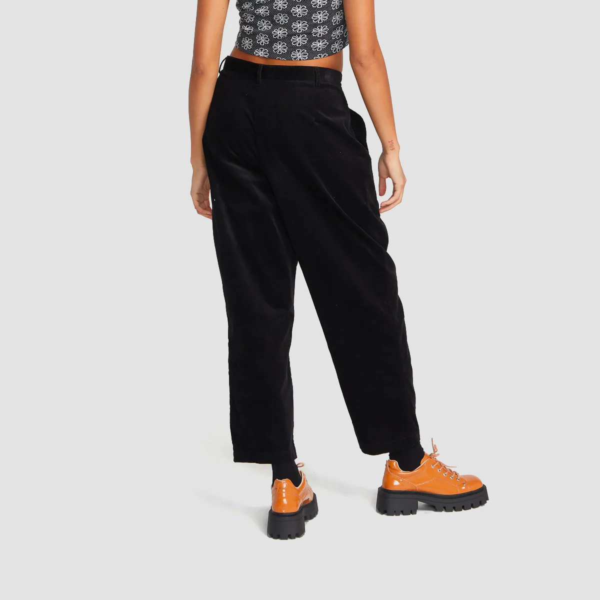 Volcom Histone Howl At The Moon Cord Pants Black - Womens - Image 2