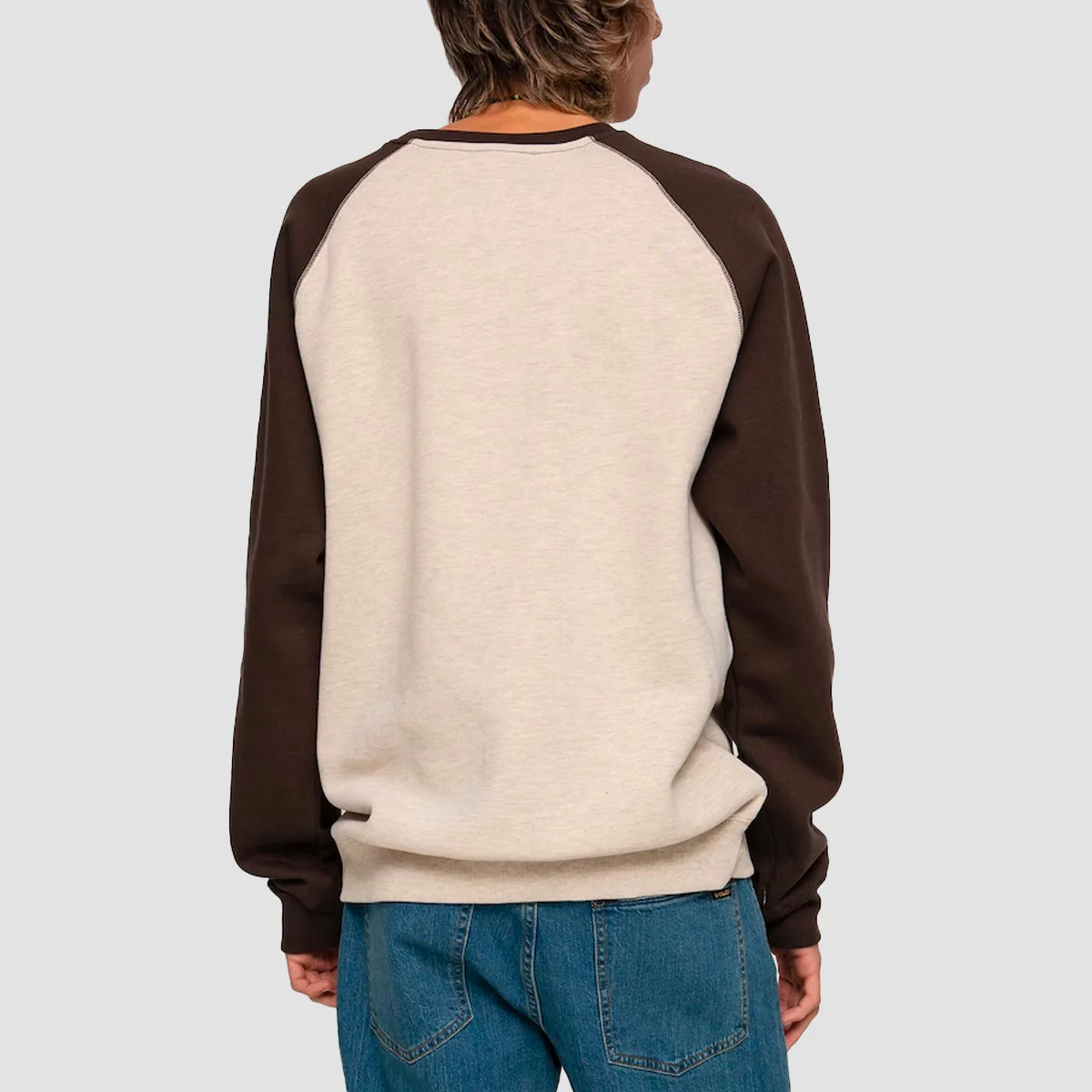 Volcom Homak Crew Sweat Whitecap Grey - Image 2