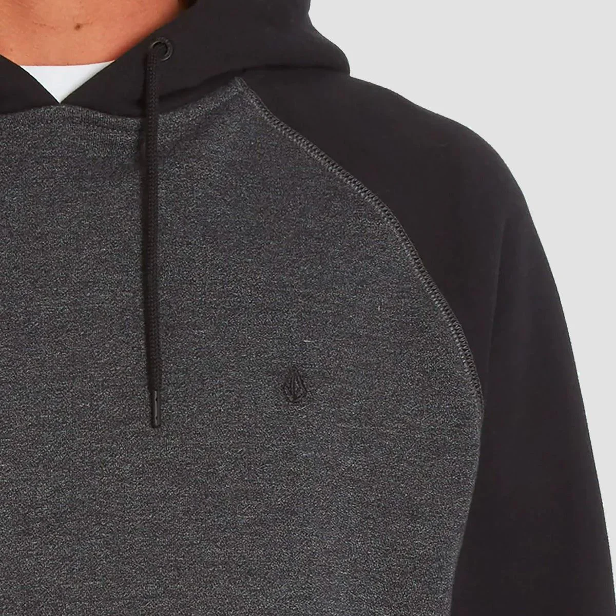 Volcom Homak Pullover Hoodie Heather Grey - Image 2