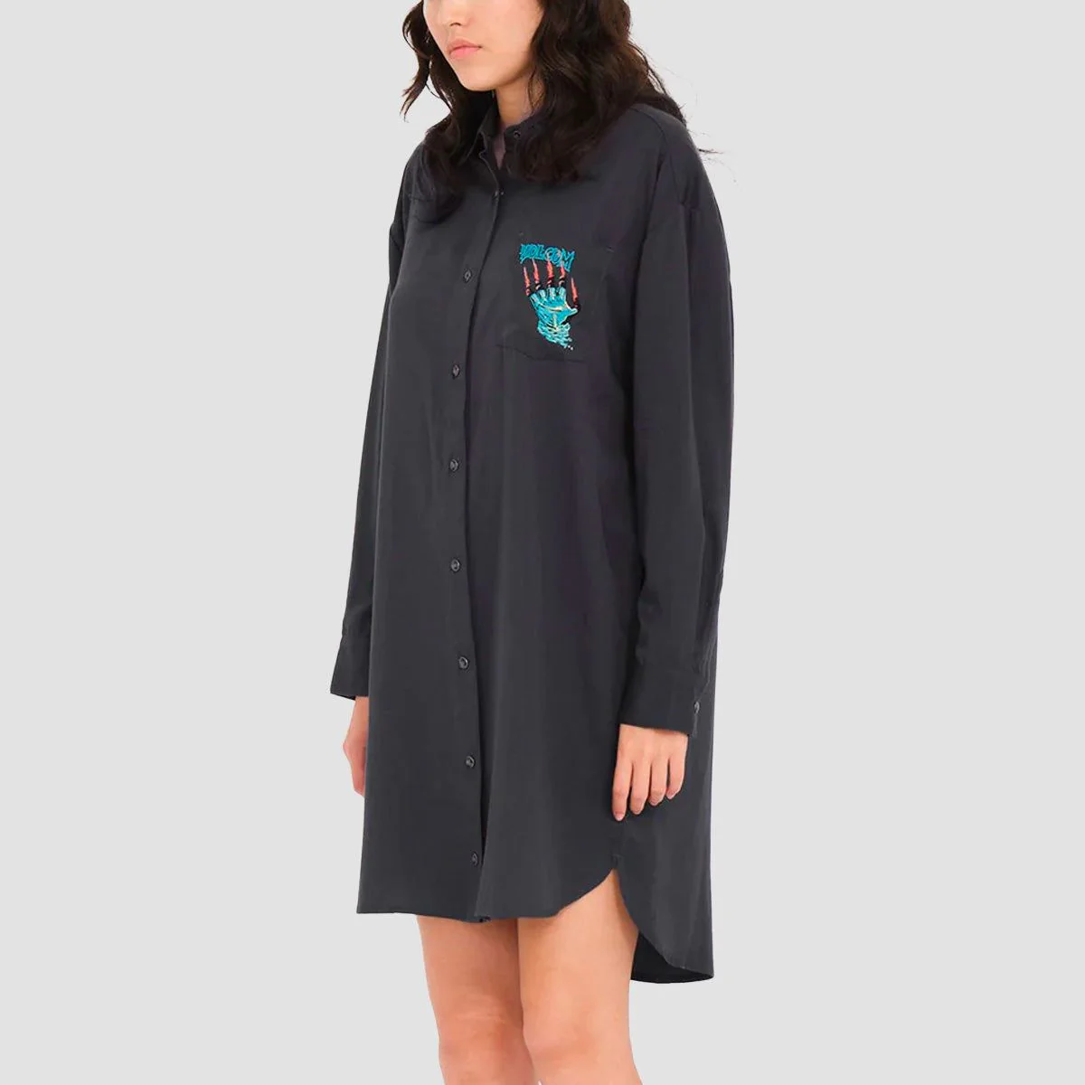 Volcom Howl At The Moon FA Max Sherman Dress Heather Black - Womens - Image 2