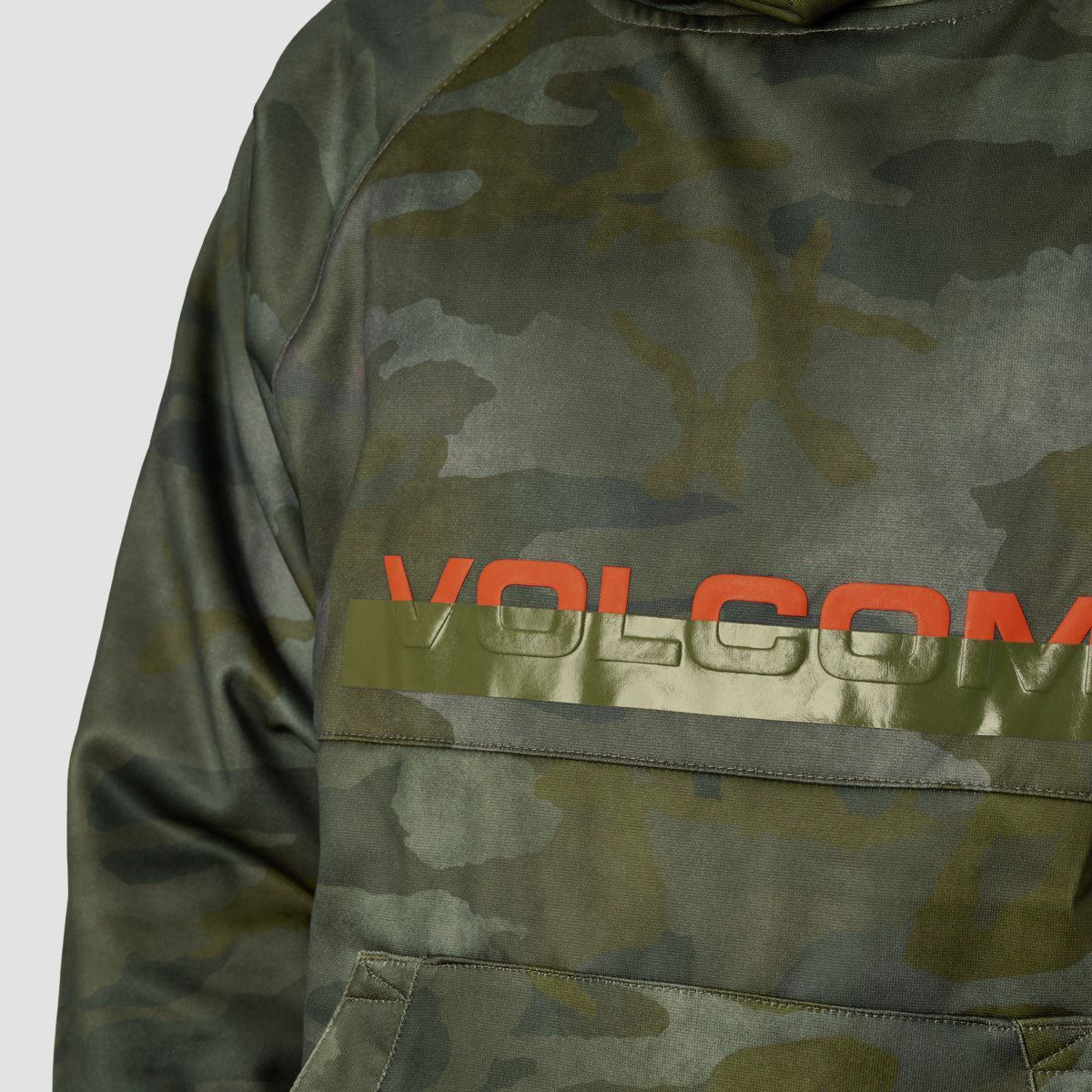 Volcom Hydro Riding Pullover Snow Hoodie Cloudwash Camo - Image 3