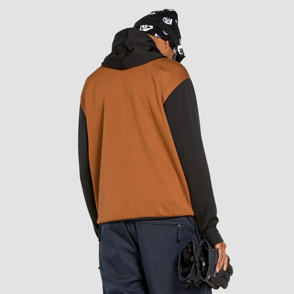 Volcom Hydro Riding Snow Pullover Hoodie Caramel - Image 2