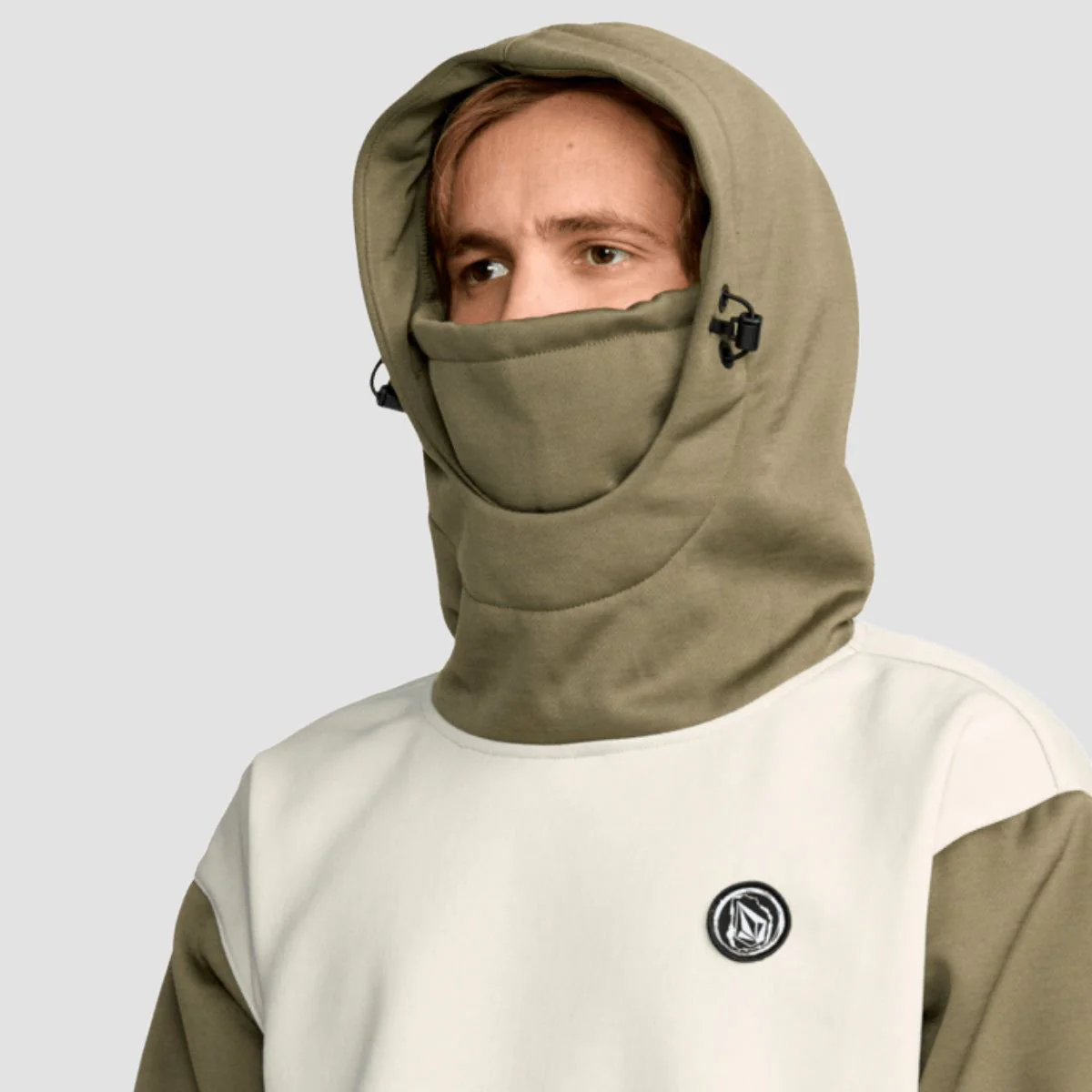 Volcom Hydro Riding Snow Pullover Hoodie Military - Image 3