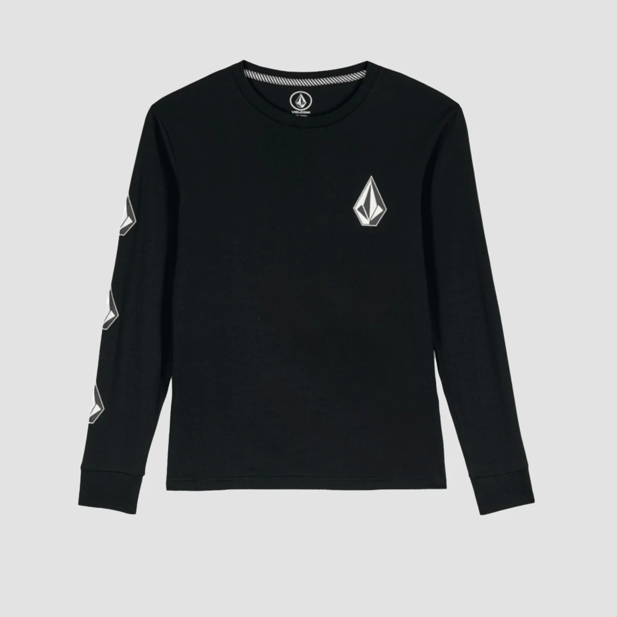 Volcom Iconic Stone Gid Longsleeve T-Shirt Black - Kids