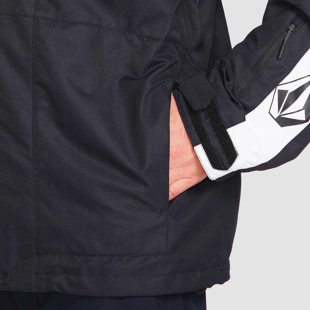 Volcom Iconic Stone Snow Jacket Black - Image 2
