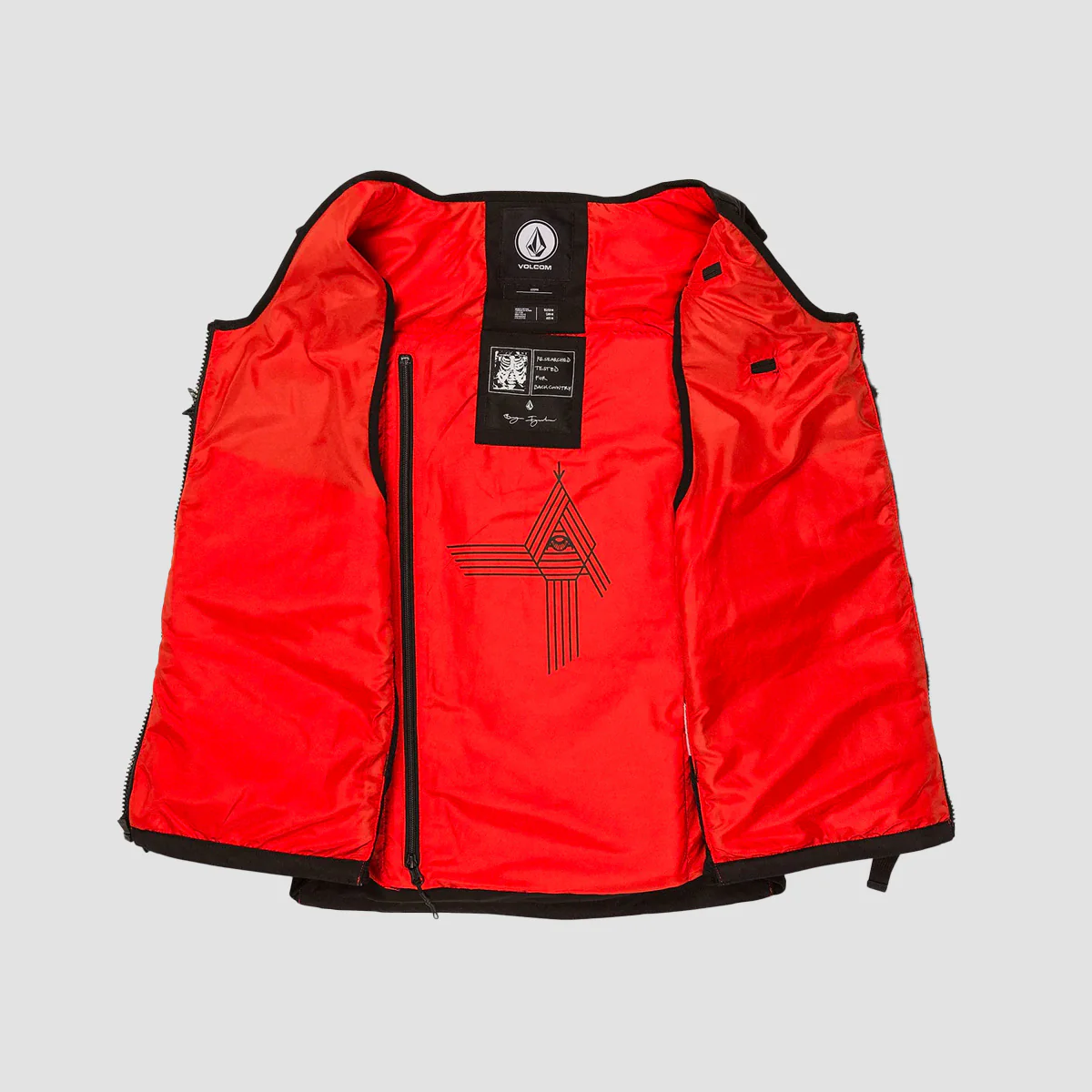 Volcom Iguchi Slack Snow Vest Black - Image 3